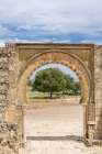 Cordoba, Andalusia, Spain. Ruins at Medina Azahara, a Moorish fortified palace outside of Cordoba. Art Print
